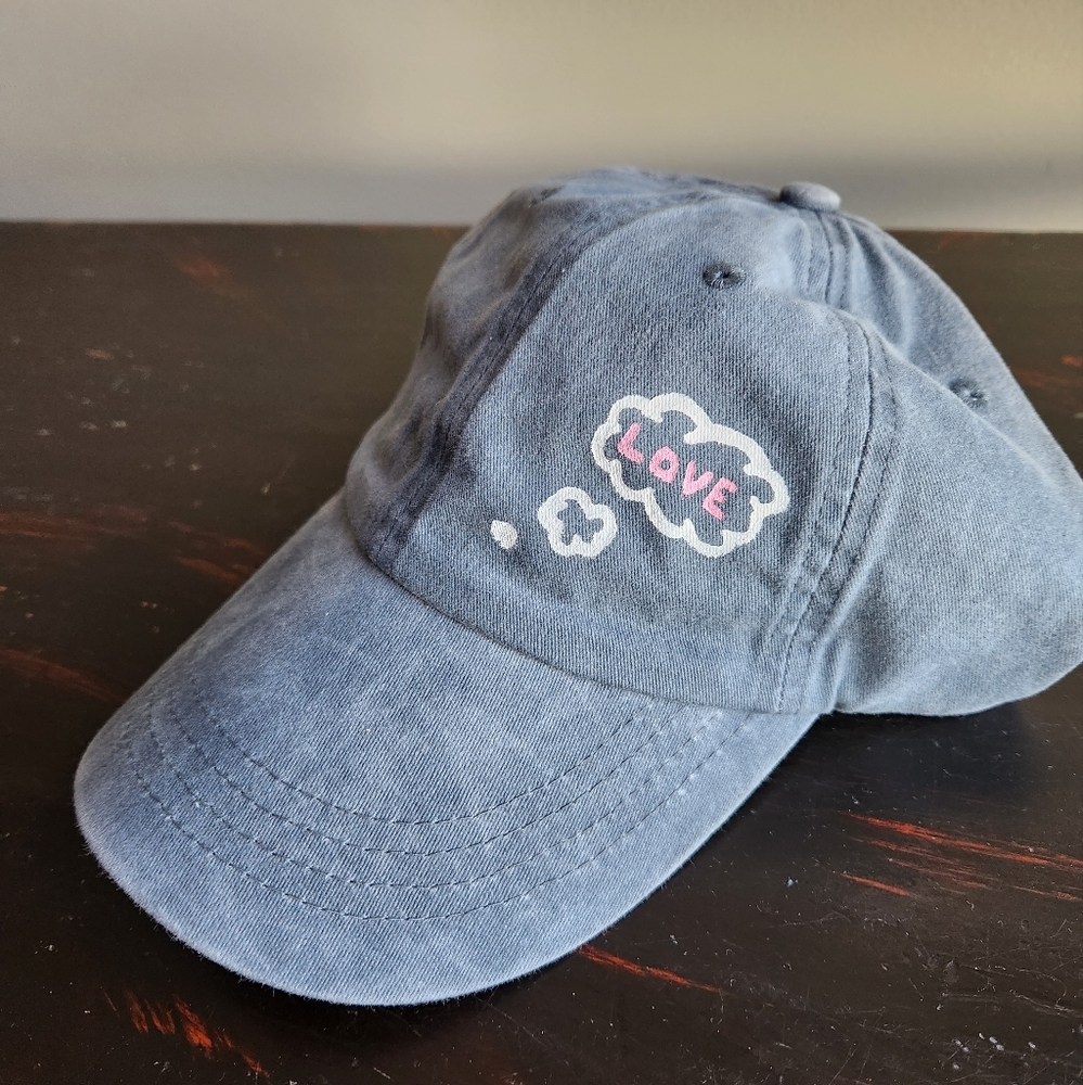 Thinking of Love handpainted Dad Hat